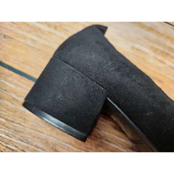 Call It Spring Womens 8 Black Faux Suede Pumps Heels - Picture 10 of 11